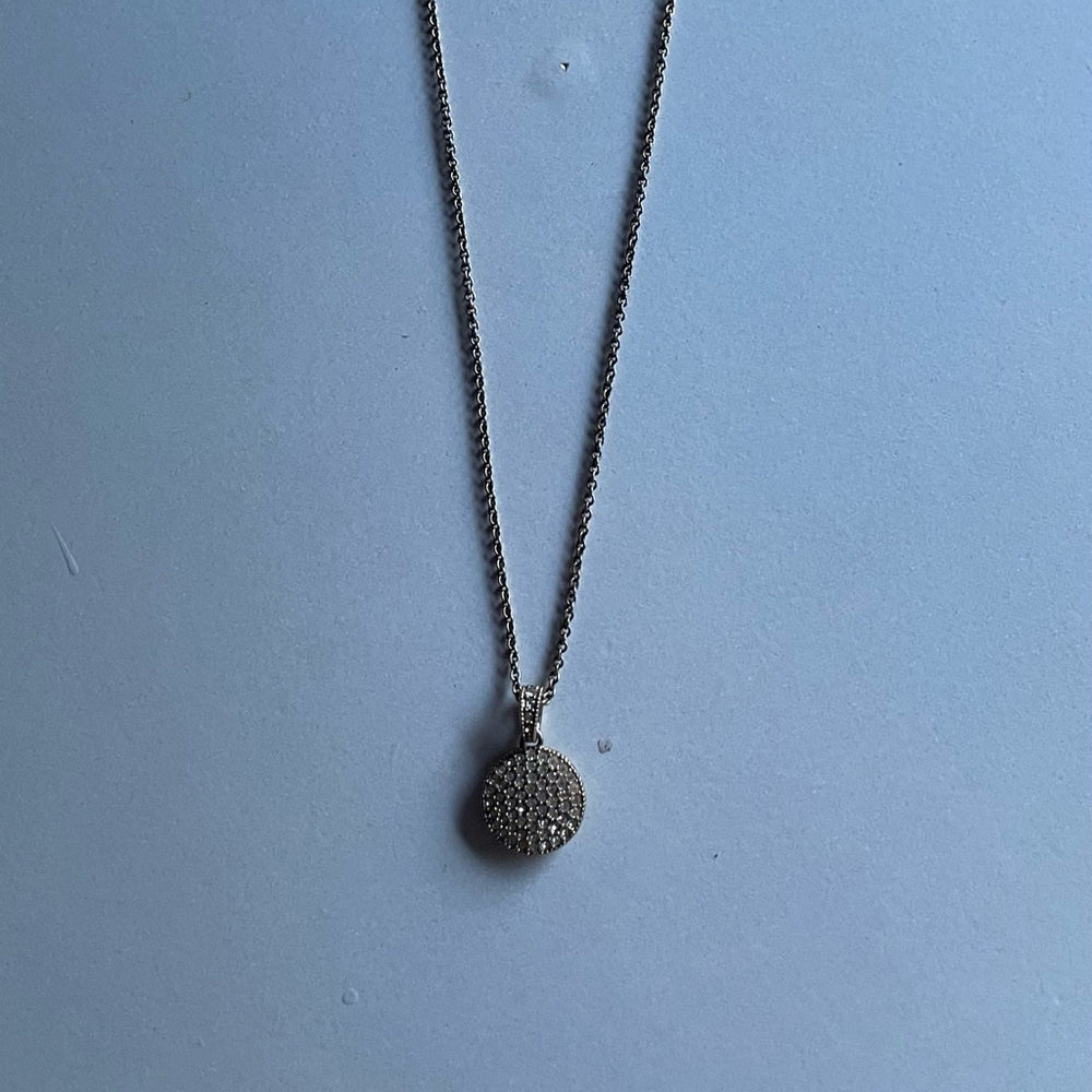 Gold double sided necklace